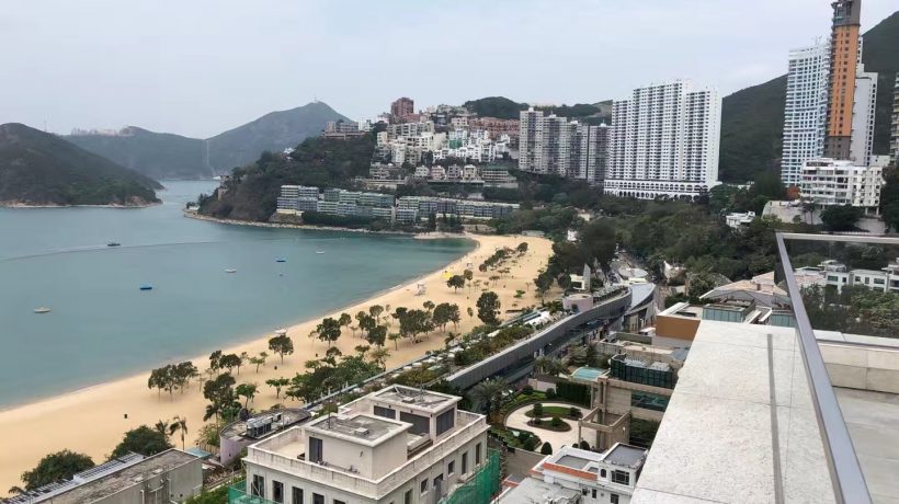 香港豪宅曼赫顿大厦位于浅水湾道63号外望浅水湾及深水湾海景