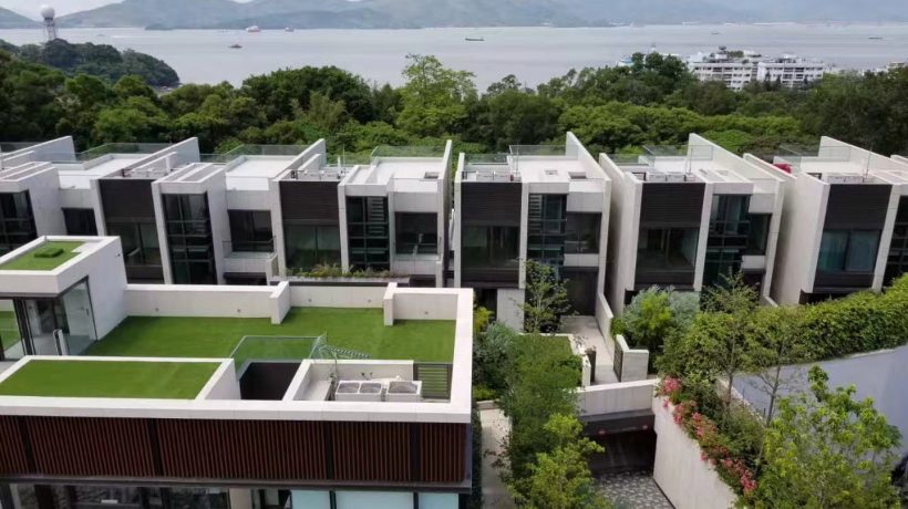 香港新楼盘「珀居」一共14座别墅