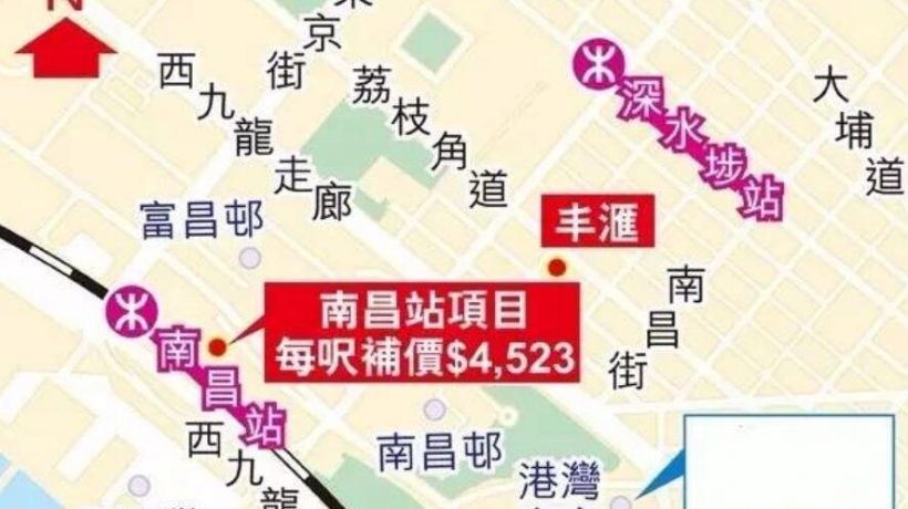 香港新鸿基汇玺,地铁上盖,总价613.3万起