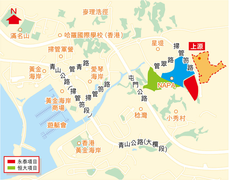 香港万科发展屯门新楼盘上源地址位于扫管笏路99号 香港房产消息 第2张