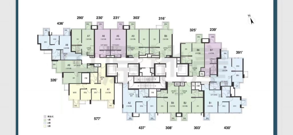瑧颐ATRIUM HOUSE 第5张- 香港房产瑧颐 户型图平面图