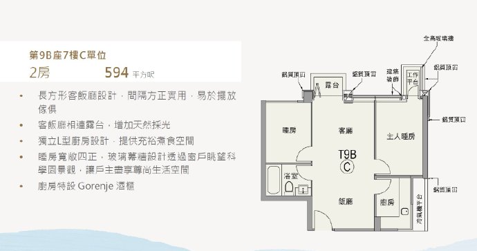 香港朗涛户型图4