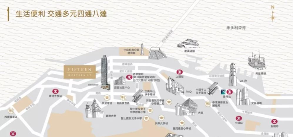 香港中环附近新楼盘15 Western Street(西边街15号)  第9张