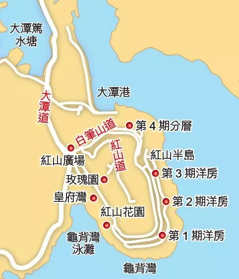 香港红山半岛位于港岛南区大潭半岛青山绿水為伴，环境秀丽  第3张