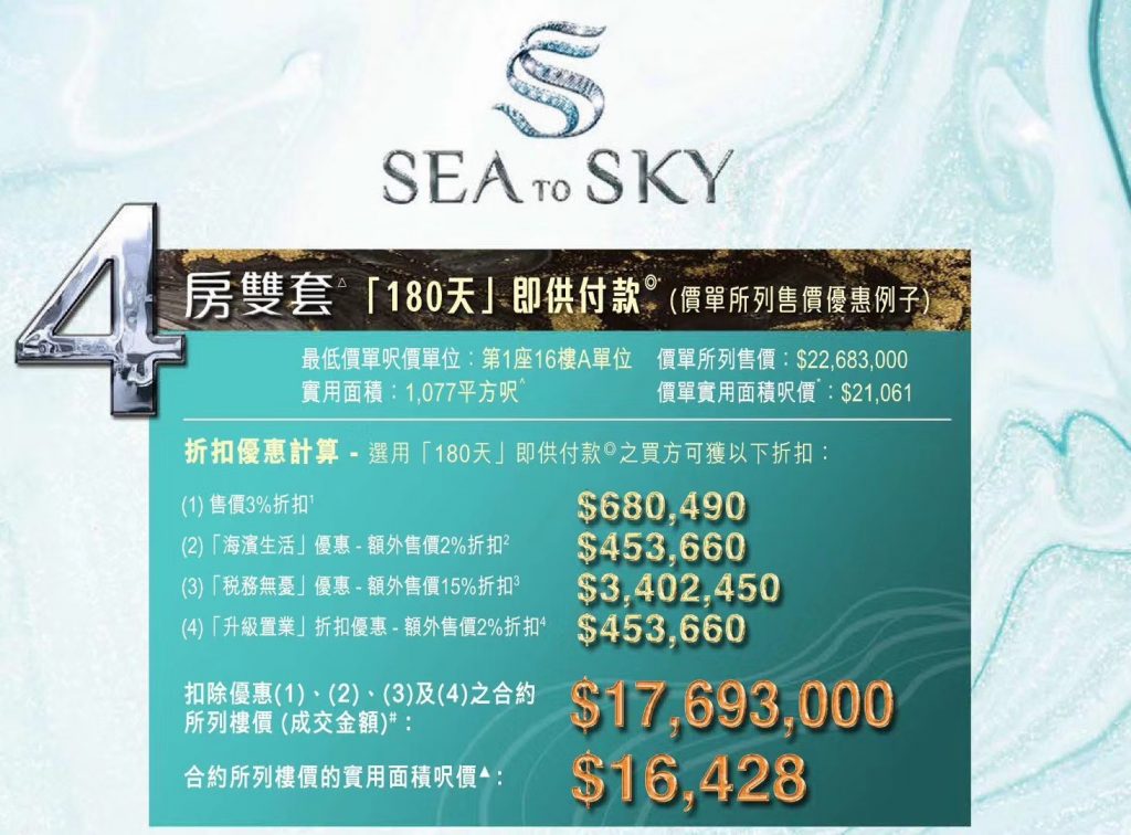 sea to sky4房价格