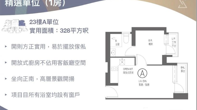 香港旺角小户型楼盘傲寓｜楼盘简介