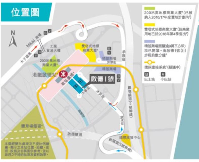启德1号过去3个月仅录3宗成交 第1张- 香港启德一号位置