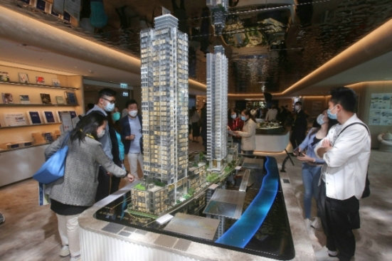 香港全新一手楼盘GRANDE MONACO带花园单位房价约3200万港币