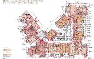 香港新楼盘晋环户型图  第1张