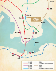 香港新楼盘VAU Residence位置规划  第3张