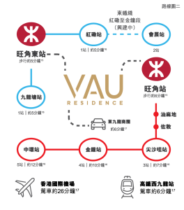 香港新楼盘VAU Residence位置规划  第1张