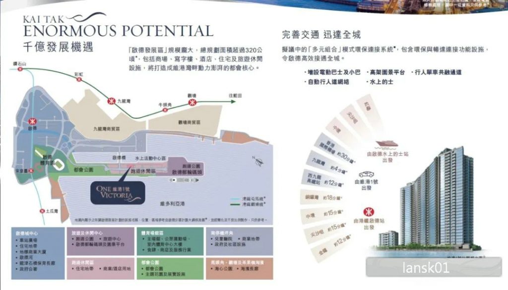 香港启德一手新楼盘维港1号｜德承丰道21号  第2张