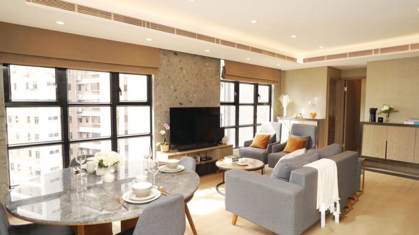香港房产长沙湾傲凯加推12个单房价519万元起。