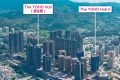 香港元朗地铁站上盖新楼盘The YOHO Hub收到近3000多个认购登记