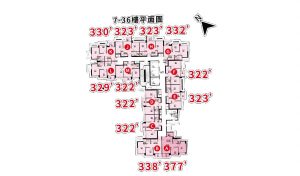 香港长沙湾房产项目映筑户型图  第2张