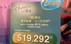 香港新楼盘映筑(The Harmonie)付款方式与优惠