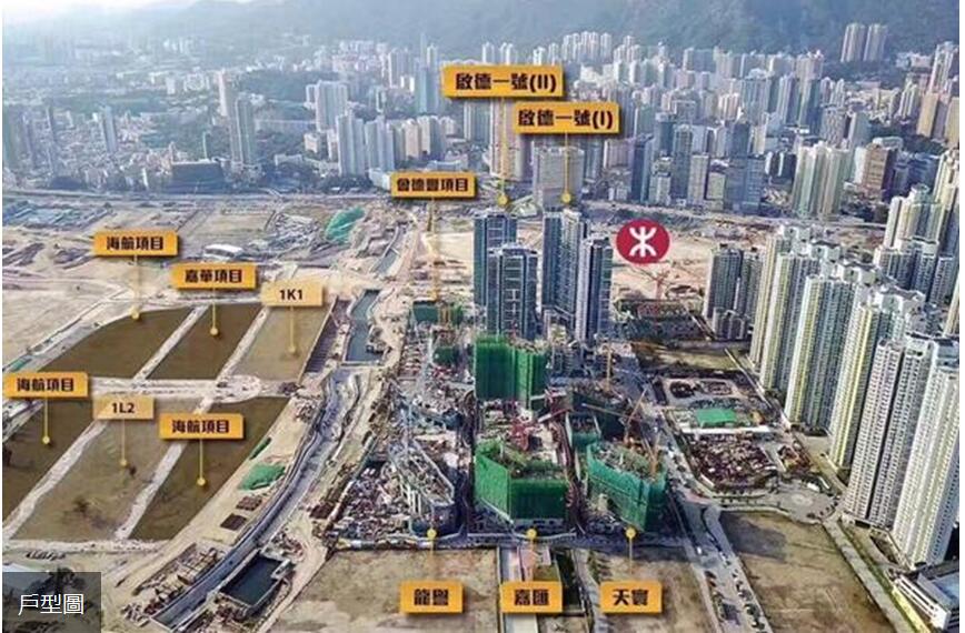 香港九龙启德区次新楼盘龙誉三房单位租金3.3万元租出  第1张