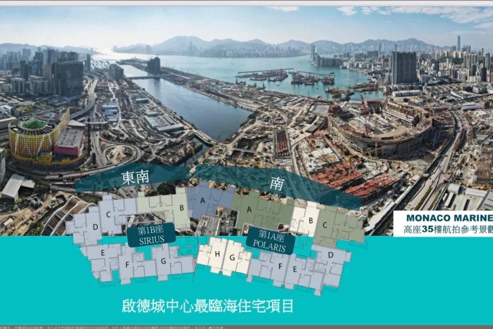 香港一手新楼盘MONACO MARINE共提供559个单位 香港房产新闻 第2张