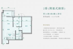 香港一手新楼盘柏珑户型图  第2张