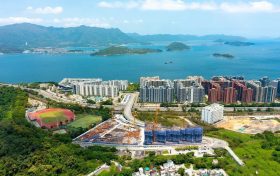 香港白石角楼盘以低密度发展不少明星入住