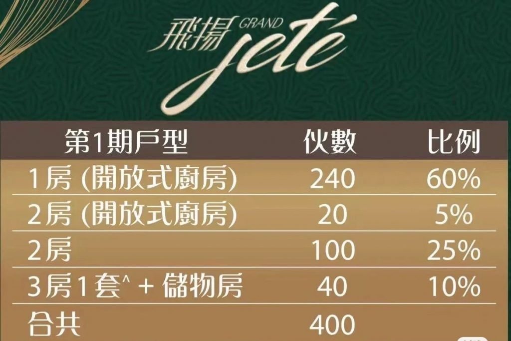 香港房产屯门飞扬第1期刚公布首张价单  第3张