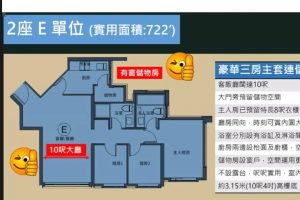 香港屯门新楼盘飞扬第1期户型图  第3张