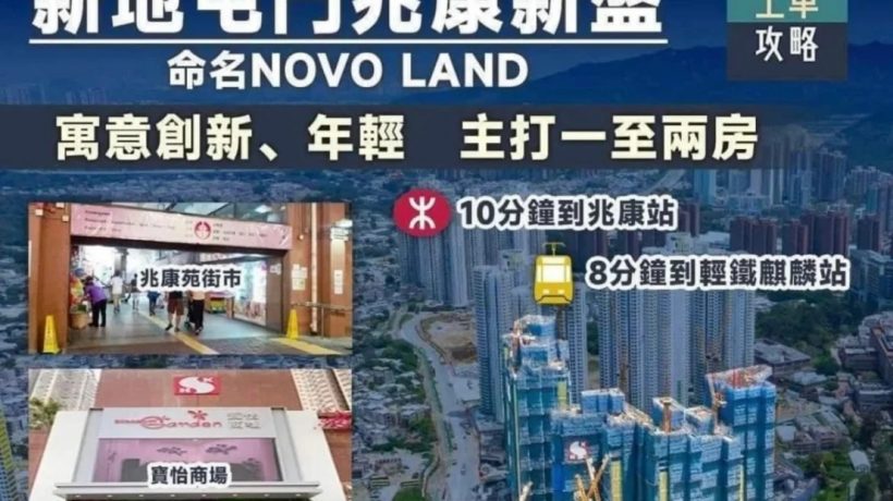 香港NOVO LAND第1A期区域，户型，学校，周边配套介绍