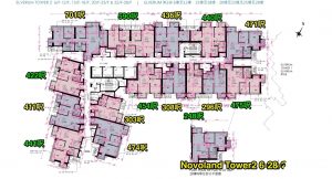 香港NOVO LAND第1A期户型图  第1张