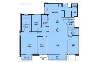 林海山城户型图  第2张