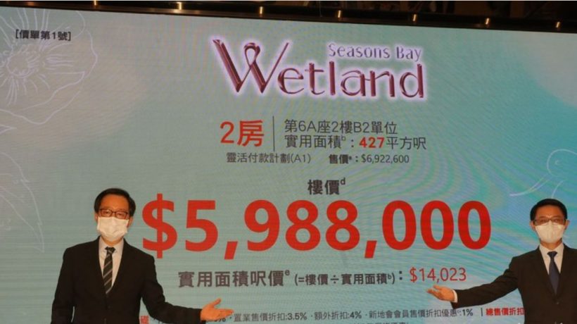 [首推]－Wetland Seasons Bay第3期房价496至981万