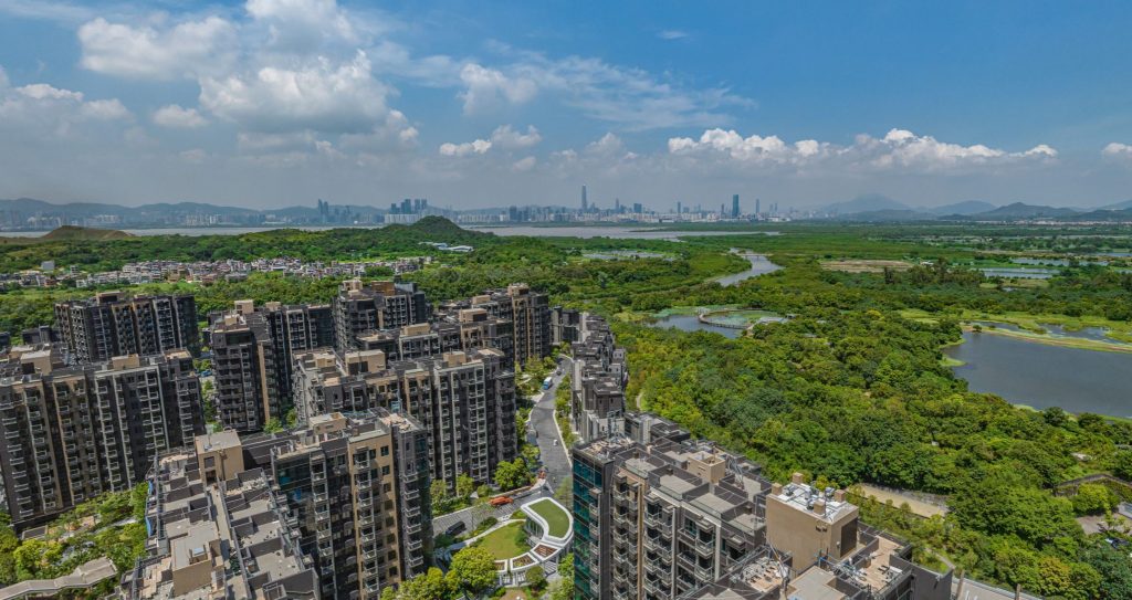 香港湿地公园路1号新楼盘Wetland Seasons Bay，低密度，现楼，公园景  第1张