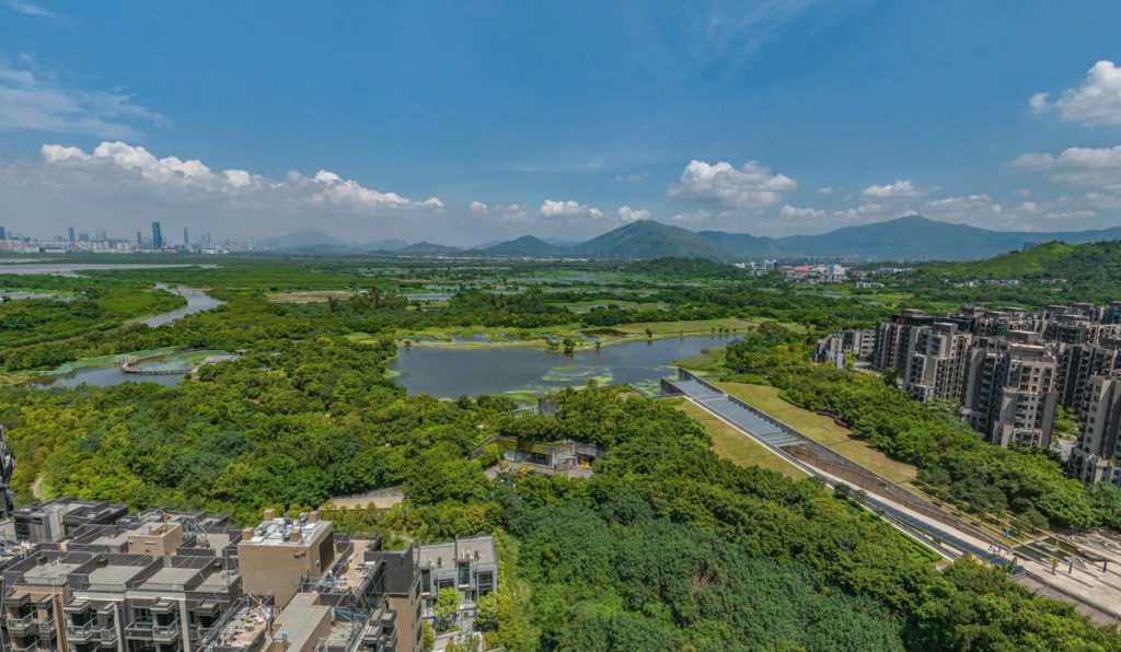 香港湿地公园路1号新楼盘Wetland Seasons Bay，低密度，现楼，公园景  第2张