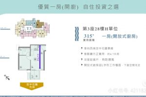Miami Quay I(承丰道23号)户型图  第1张