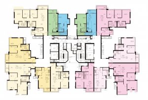 香港新楼盘PARK YOHO Bologna户型图  第1张