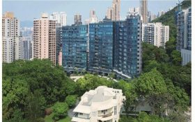 香港港岛区大户型豪宅大学阁，位于港岛西半山，地段好，环境佳