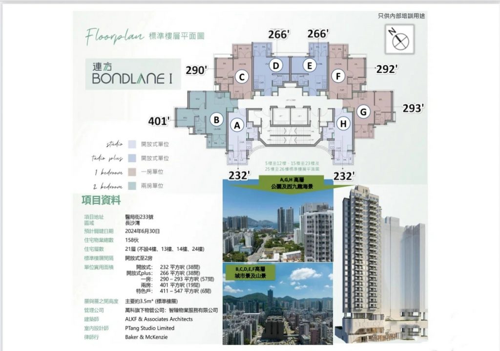 香港九龙新楼盘连方项目首轮销售涉及30个单位 第1张-