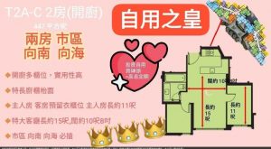 香港新楼盘亲海駅I户型图  第2张
