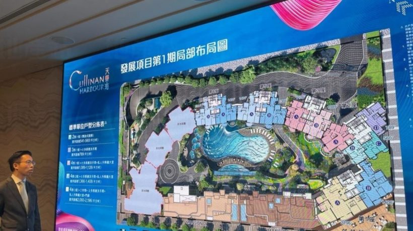 香港一手新楼盘启德天玺海户型,面积