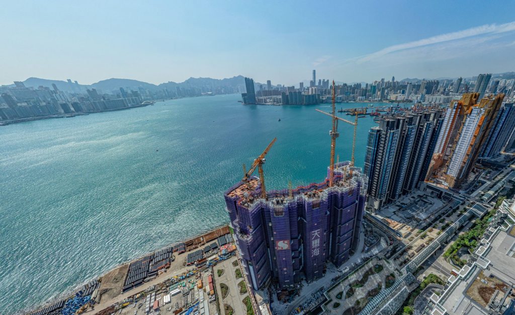 香港天玺海由新鸿基地产发展共有七座  第1张