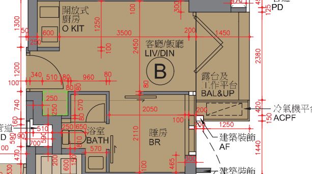 香港旺角利奥坊首隅｜户型图详解  第3张