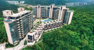 香港富豪山峰实景图