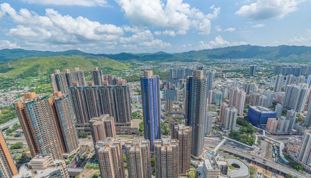 香港元朗一手新楼盘The YOHO Hub II现楼开放 第2张- 香港元朗地铁上盖the Yoho Hub Ii高空实景图 (8)