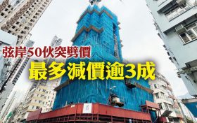 香港港岛区鸭脷洲的一手新楼盘弦岸房价大幅降高达30.7%