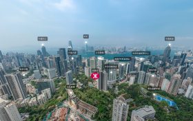香港中环半山豪宅波老道21号背造太平山,面向维港海,君临天下之气魄