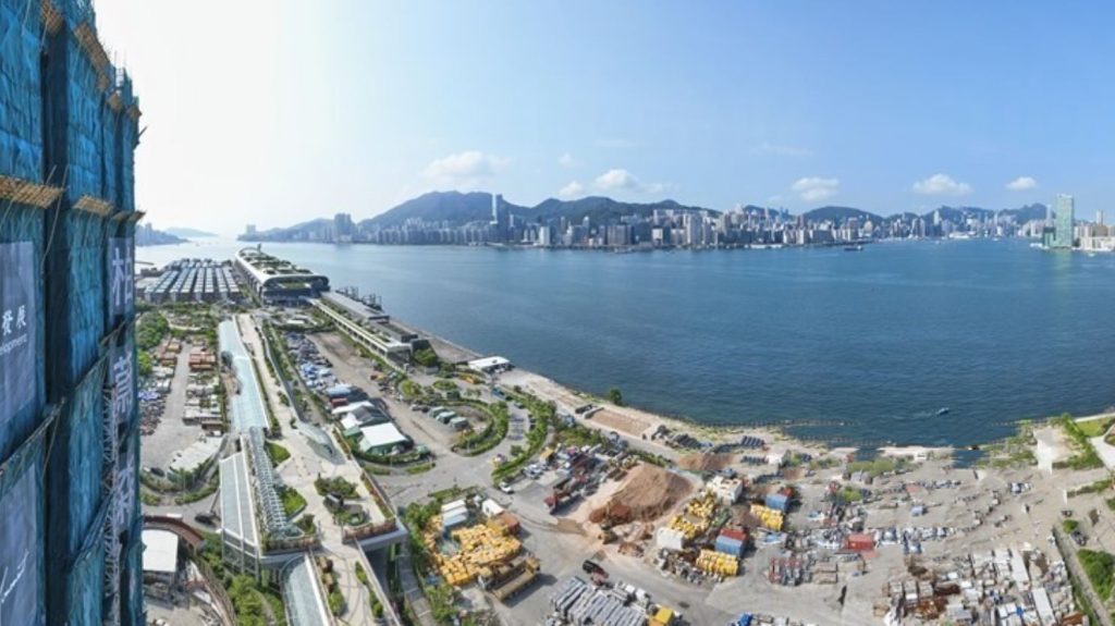 香港一手新楼盘柏蔚森住宅位于启德邮轮码头旁的海湾畔  第1张
