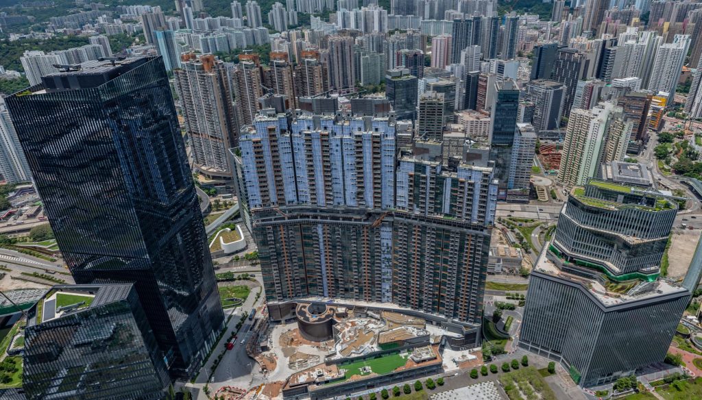 香港一手新楼盘-天玺天售楼处及认购登记正式开放 第2张- 香港启德整体景观及(天玺天高空实景) (8)