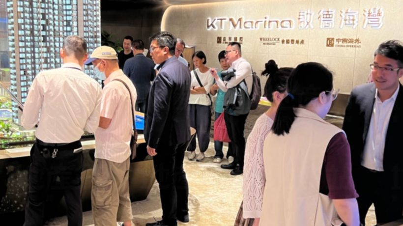 香港九龙新楼盘启德海湾持续热销