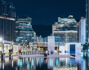 启德商业中心the Twins 双子汇夜景