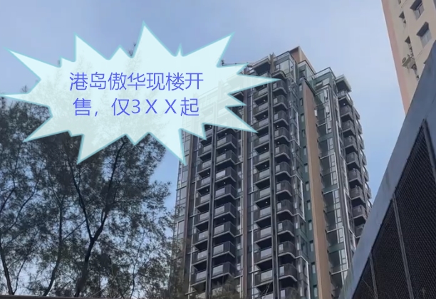 傲华腰斩价现楼重新推出房价仅3XX起,折合每平方尺约1.6万起步!