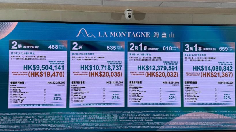 香港港岛南区的全新一手楼盘海盈山正式推出现楼单位